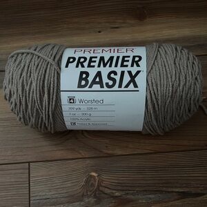 Premier Basix Worsted Yarn in Taupe